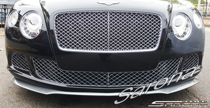 Custom Bentley GTC  Convertible Front Add-on Lip (2011 - 2015) - $690.00 (Part #BT-010-FA)